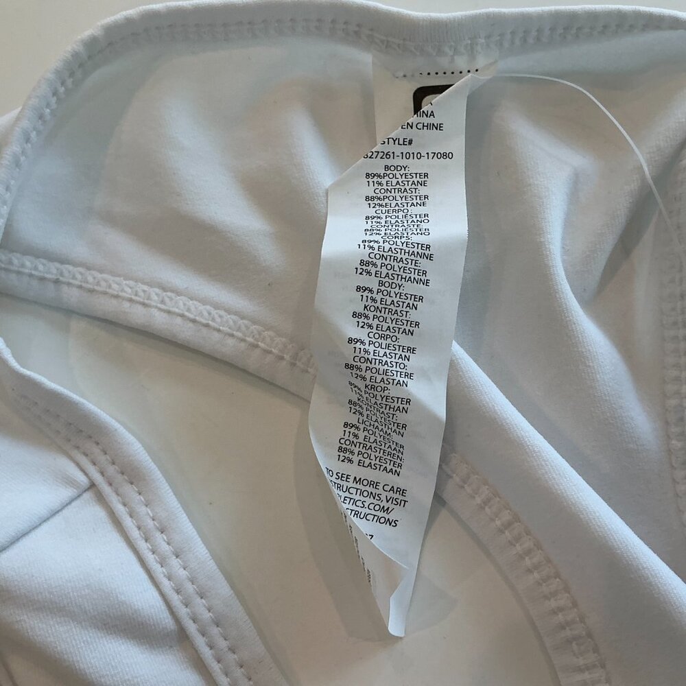 Fabletics, White Racerback Tank, Size 2X - Picture 5 of 6